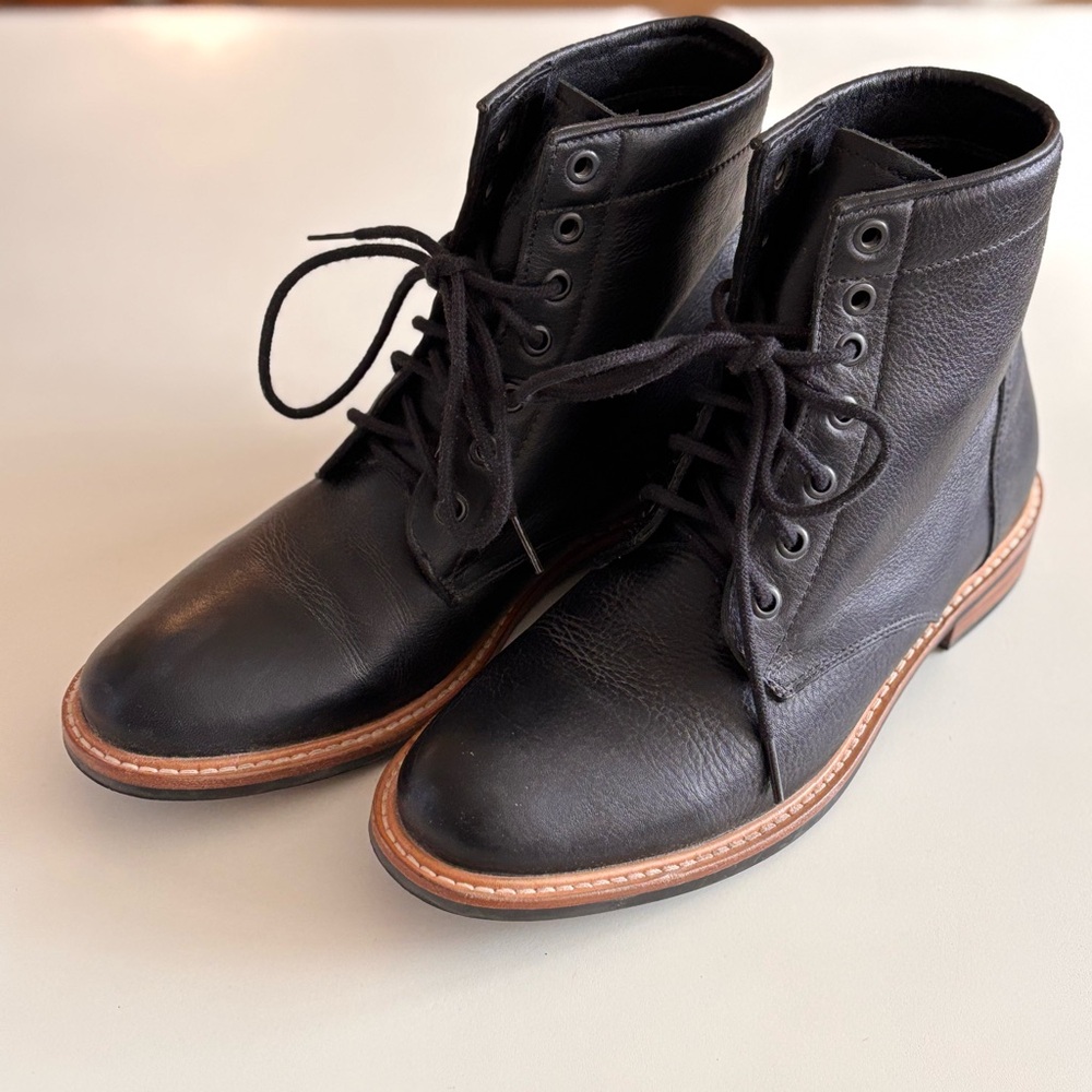 Black Leather Women’s Boots